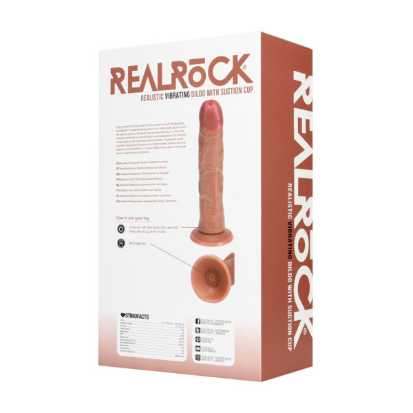 RealRock by Shots Vibrierender Regelmäßiger Gebogener Schwanz - 8 / 20,5 cm – Bild 3