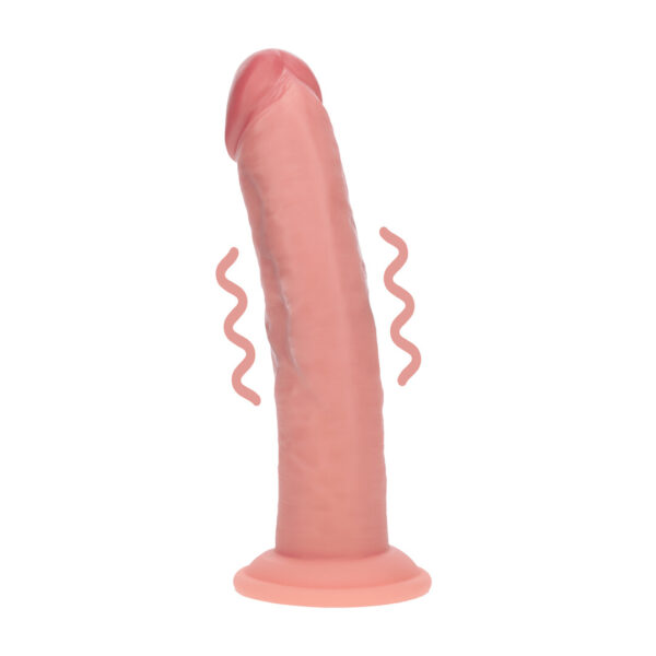 RealRock by Shots Dual Density Silikon Gebogener Realistischer Vibrator mit Saugnapf - 8 / 20,3 cm