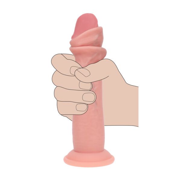 RealRock by Shots Dual Density Silikon Realistischer Gleitskin Dildo - 7 / 18,5 cm – Bild 6