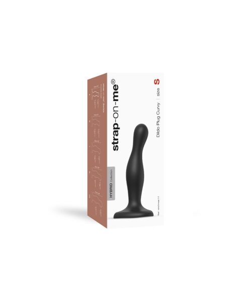 STRAP ON ME DIDLO PLUG CURVY SCHWARZ – Bild 3
