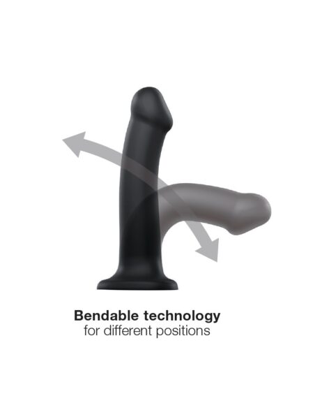 STRAP ON ME DUAL DENSITY DILDO SCHWARZ – Bild 5