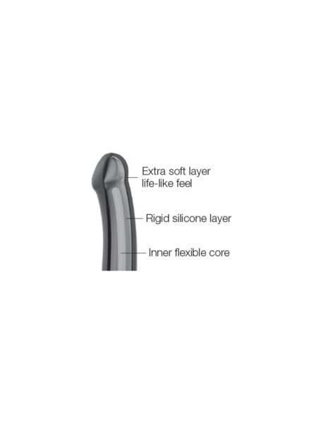 STRAP ON ME DUAL DENSITY DILDO SCHWARZ – Bild 6