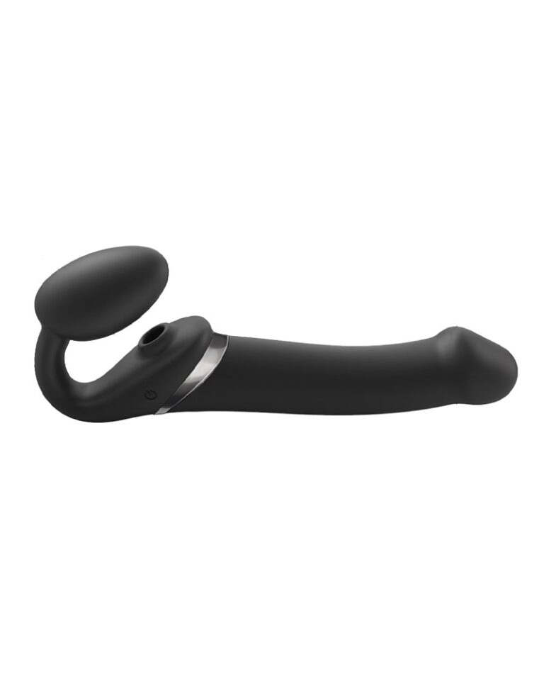 STRAP ON ME MULTI ORGASM DILDO MIT LECKSTIMULATION SCHWARZ L