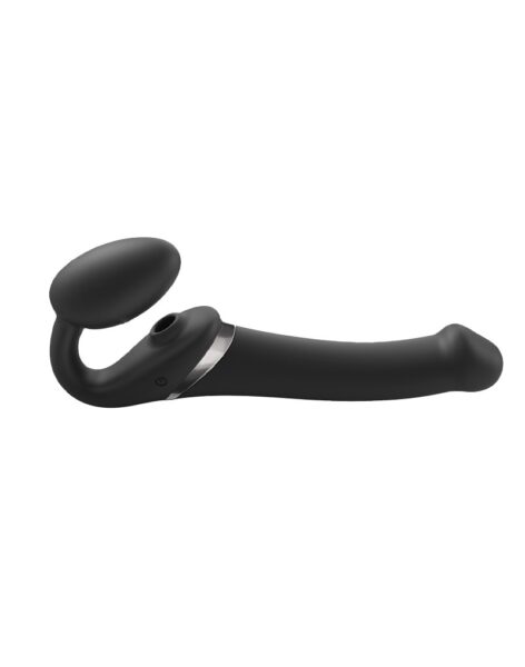 STRAP ON ME MULTI ORGASM DILDO MIT LECKSTIMULATION SCHWARZ M