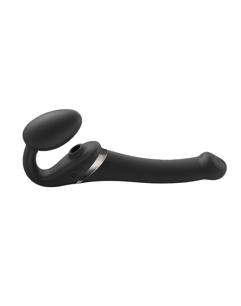 STRAP ON ME MULTI ORGASM DILDO MIT LECKSTIMULATION SCHWARZ S