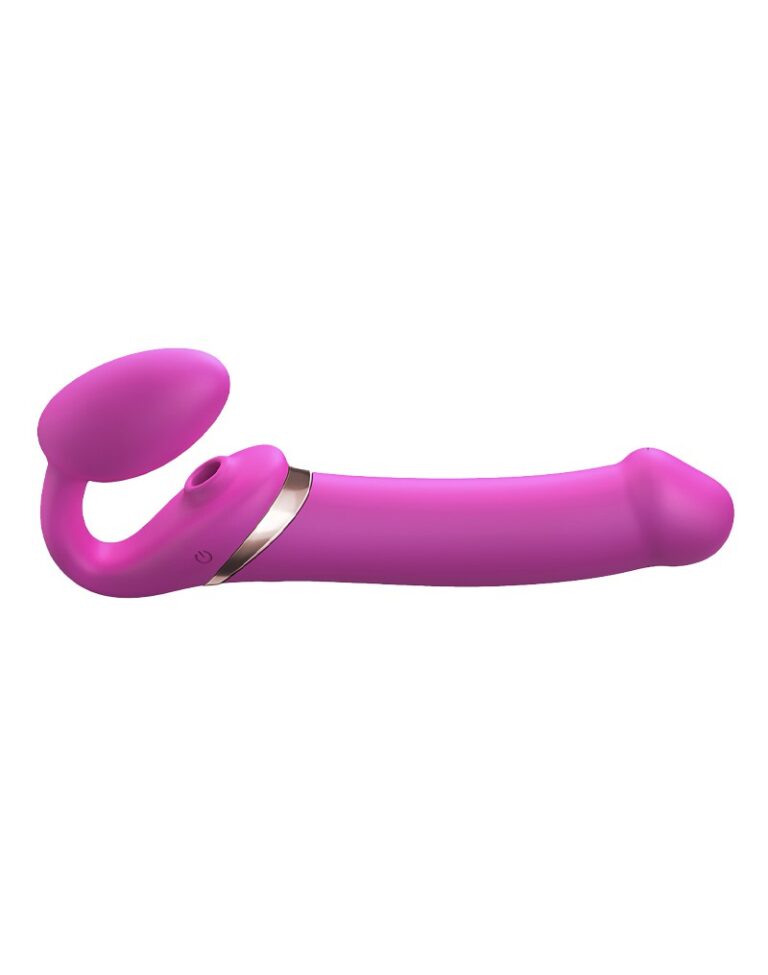 STRAP ON ME MULTI ORGASM DILDO MIT LECKSTIMULATION ROSA XL